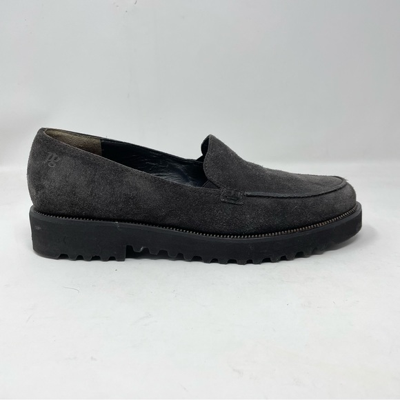 Paul Green Shoes Paul Green Ariana Gray Suede Slip On Lug Sole